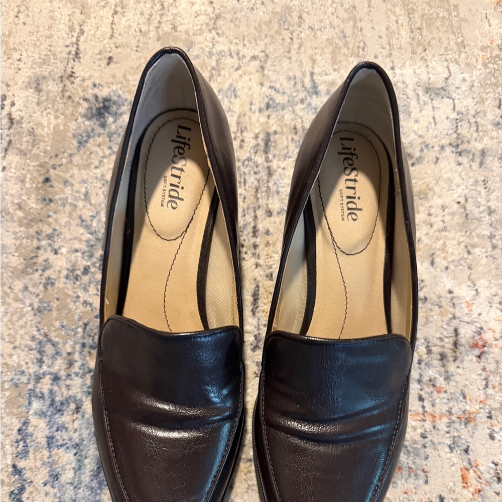 Life Stride Women's Dark Brown Loafers